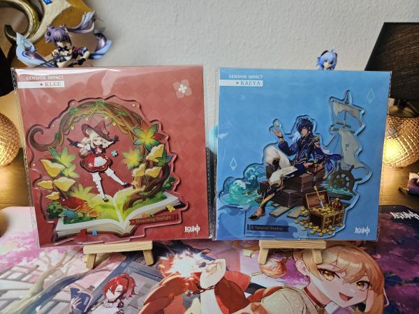 Genshin Impact Acrylic Standee Klee, Kaeya Skin